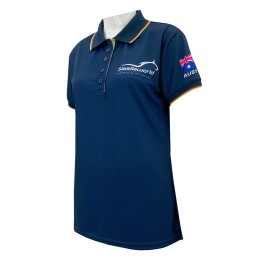 ·Custom-made 5-button women's polo shirt with contrasting color flat collar, contrasting flat machine, pony club equestrian equipment uniform equipped with Australia P1368 ·Custom-made 5-button women's polo shirt with contrasting color flat collar, contrasting flat machine, pony club equestrian equipment uniform equipped with Australia P1368